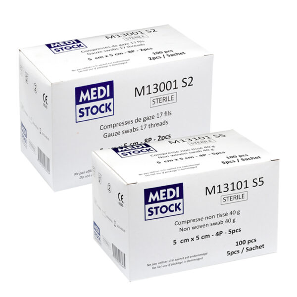 Sterile gauze swab